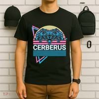 Cerberus Ancient Greek Mythology Retro T-Shirt thumb 6