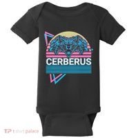 Cerberus Ancient Greek Mythology Retro Baby Bodysuit thumb 0
