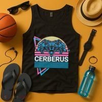 Cerberus Ancient Greek Mythology Retro Tank Top thumb 4