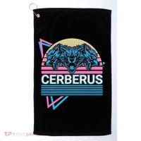 Cerberus Ancient Greek Mythology Retro Golf Towel thumb 0