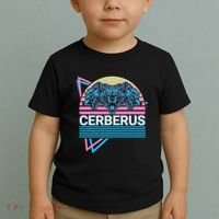 Cerberus Ancient Greek Mythology Retro Toddler T-Shirt thumb 2