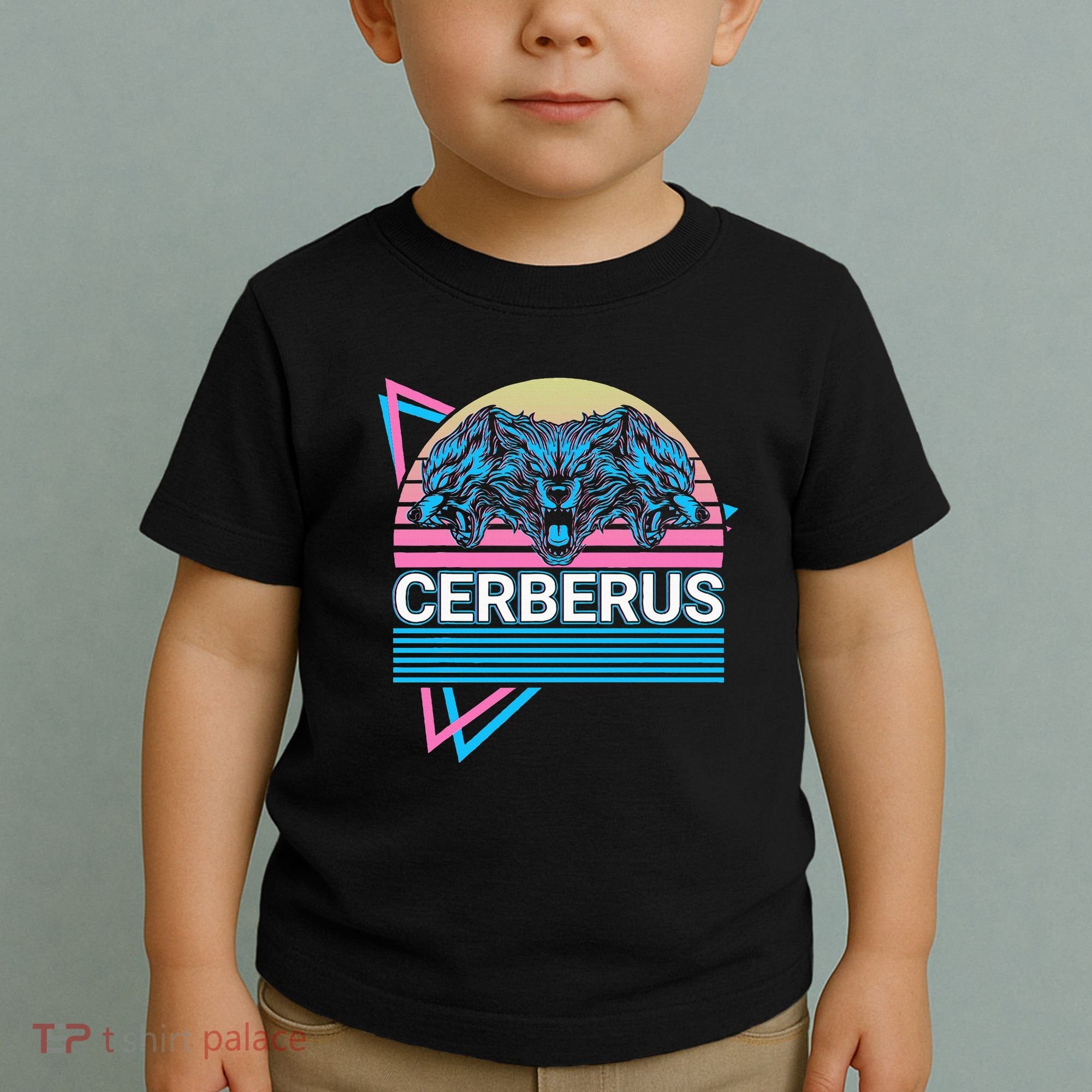 Cerberus Ancient Greek Mythology Retro Toddler T-Shirt