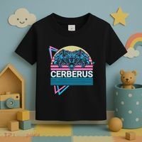 Cerberus Ancient Greek Mythology Retro Toddler T-Shirt thumb 3