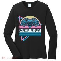 Cerberus Ancient Greek Mythology Retro Women's Long Sleeve Shirt thumb 0