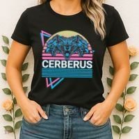 Cerberus Ancient Greek Mythology Retro Women's T-Shirt thumb 2
