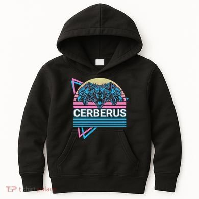Cerberus Ancient Greek Mythology Retro Kids Hoodie