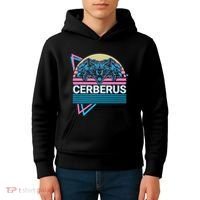 Cerberus Ancient Greek Mythology Retro Kids Hoodie thumb 4