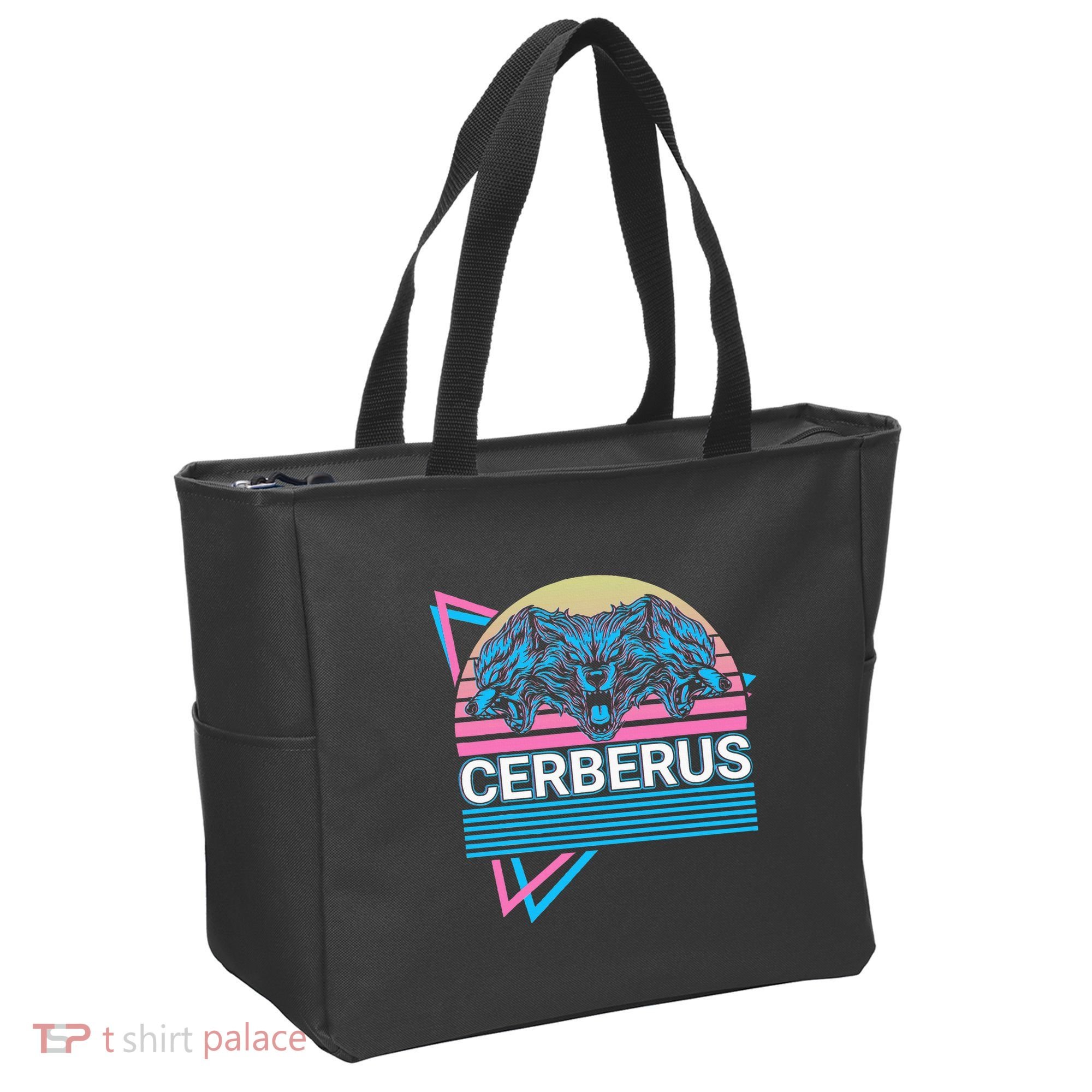 Cerberus Ancient Greek Mythology Retro Tote Bag