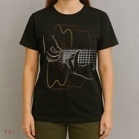 Cool Acoustic Guitar For Women Acoustic Guitar Player T-Shirt thumb 4
