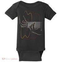 Cool Acoustic Guitar For Women Acoustic Guitar Player Baby Bodysuit thumb 0