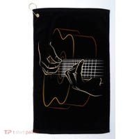 Cool Acoustic Guitar For Women Acoustic Guitar Player Golf Towel thumb 0
