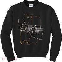 Cool Acoustic Guitar For Women Acoustic Guitar Player Kids Sweatshirt thumb 0