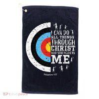 Cute Archery Gifts Golf Towel thumb 0