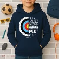 Cute Archery Gifts Kids Hoodie thumb 2