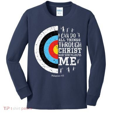 Cute Archery Gifts Kids Long Sleeve Shirt
