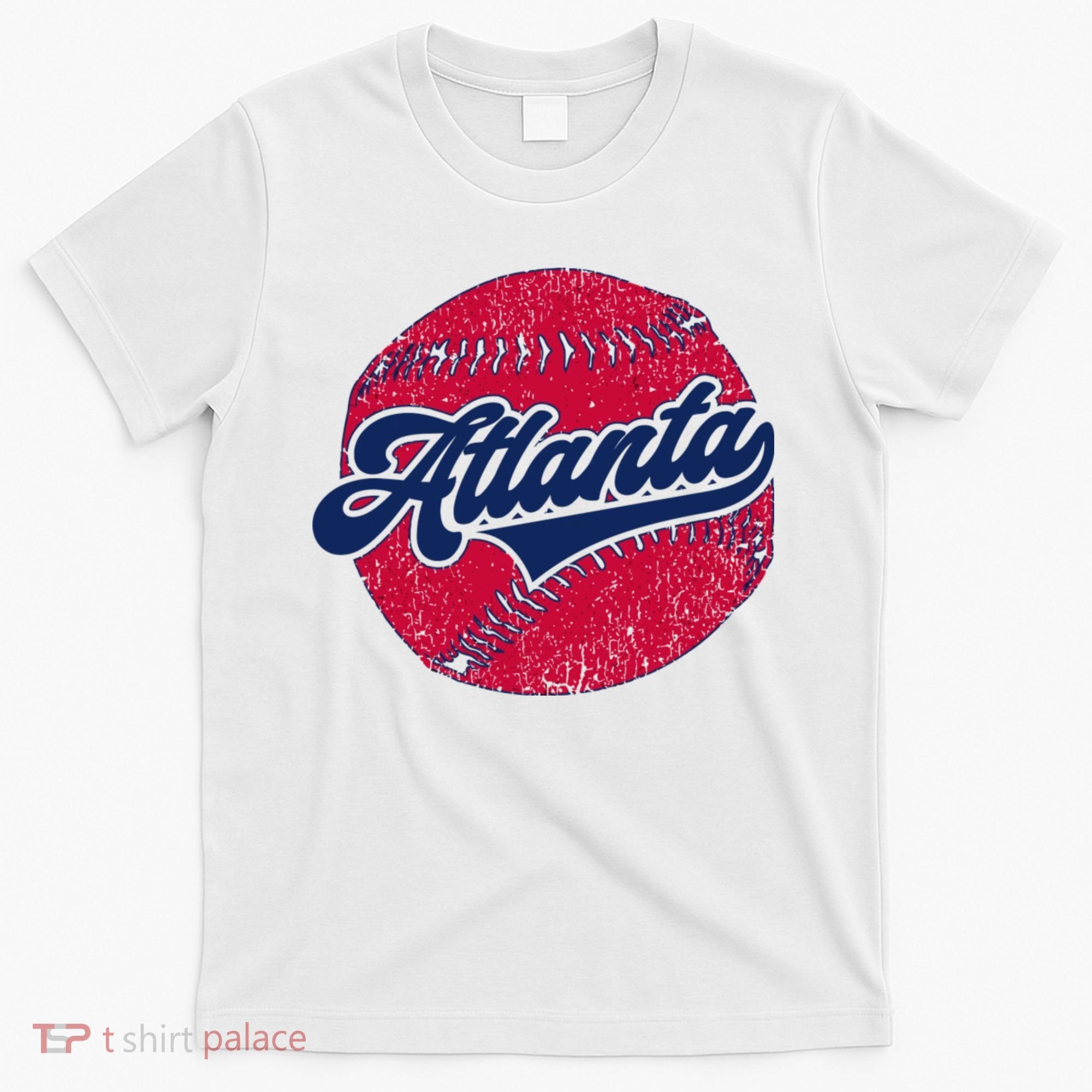 Classic Atlanta, Georgia Baseball Fan Retro Vintage T-Shirt