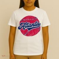 Classic Atlanta, Georgia Baseball Fan Retro Vintage T-Shirt thumb 4