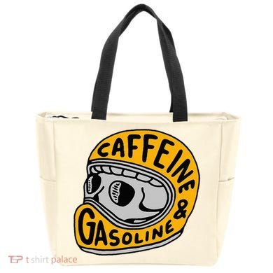 Caffeine And Gasoline Tote Bag