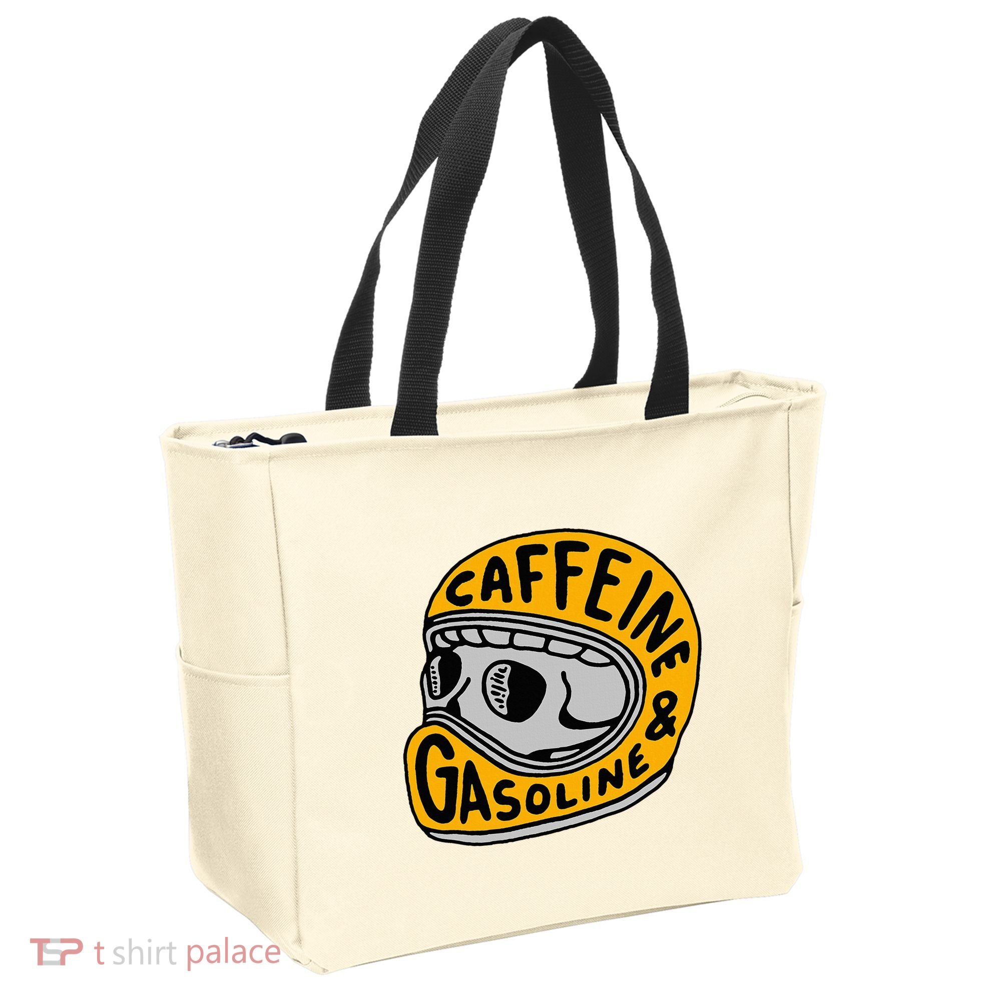 Caffeine And Gasoline Tote Bag
