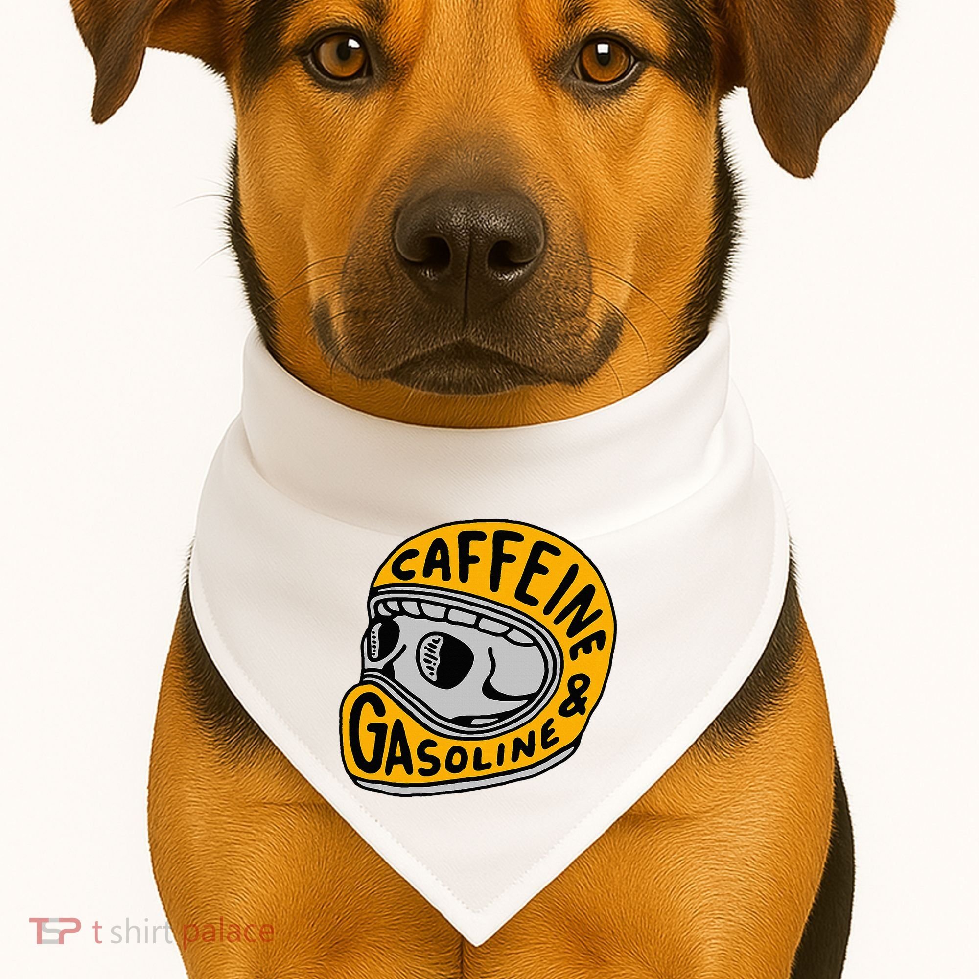 Caffeine And Gasoline USA-Made Doggie Bandana