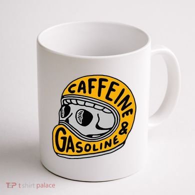 Caffeine And Gasoline Coffee Mug back