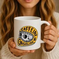 Caffeine And Gasoline Coffee Mug thumb 3