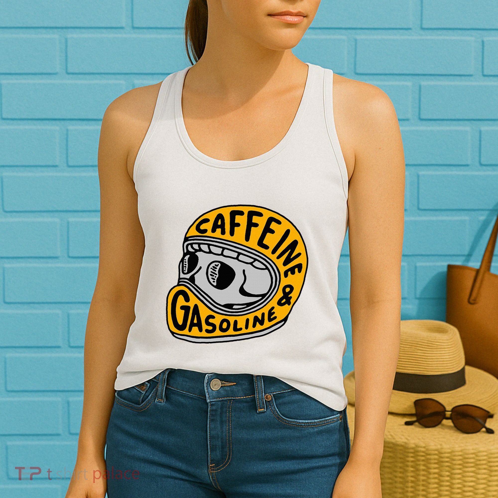 Caffeine And Gasoline Women's Tank Top