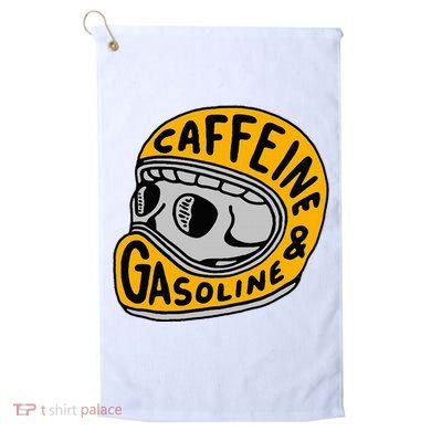 Caffeine And Gasoline Golf Towel
