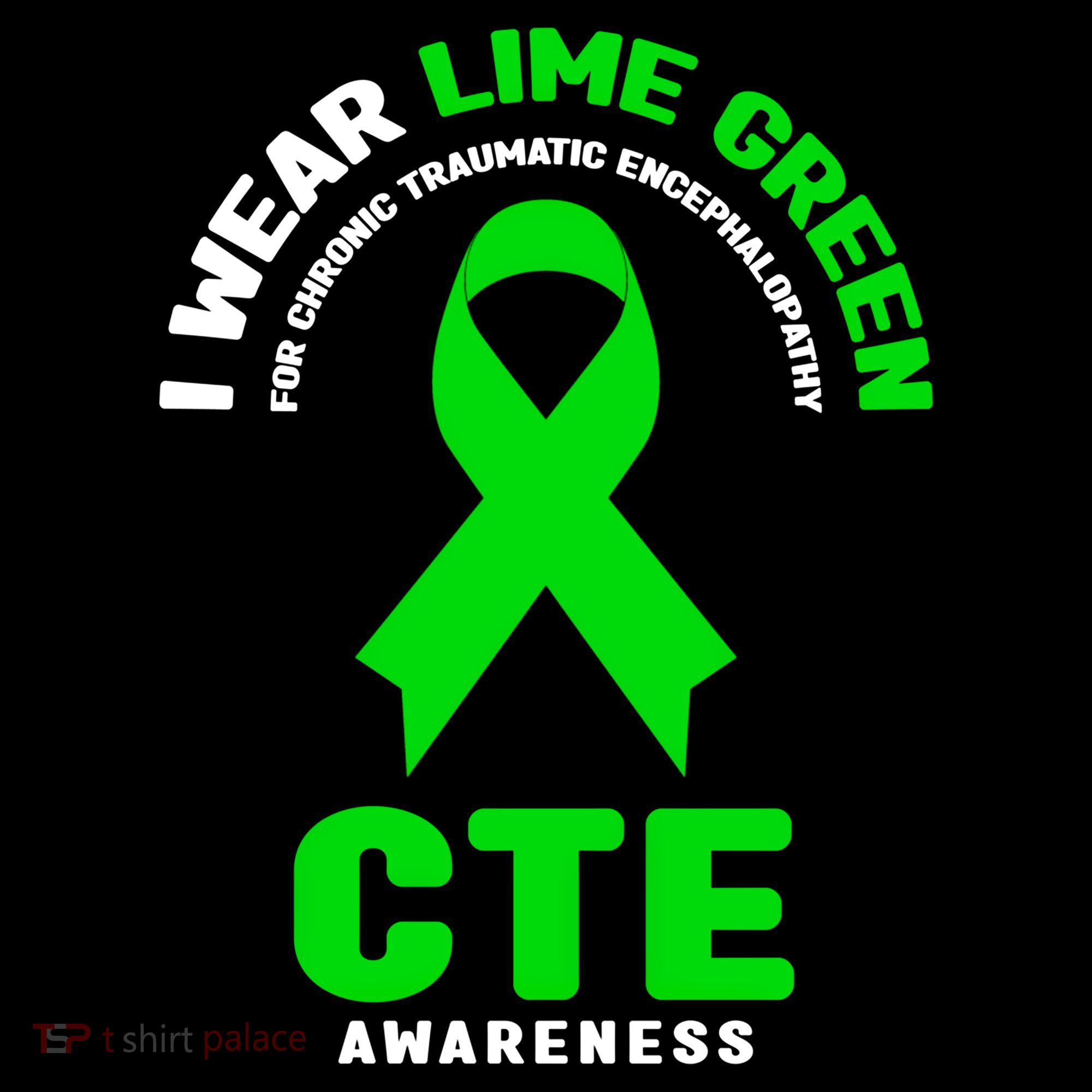 Cte Awareness Gift I Wear Lime Green For Cte Awareness Gift Women's Hoodie