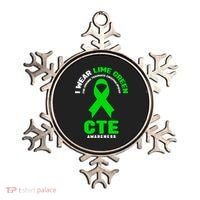 Cte Awareness Gift I Wear Lime Green For Cte Awareness Gift Ornament thumb 0