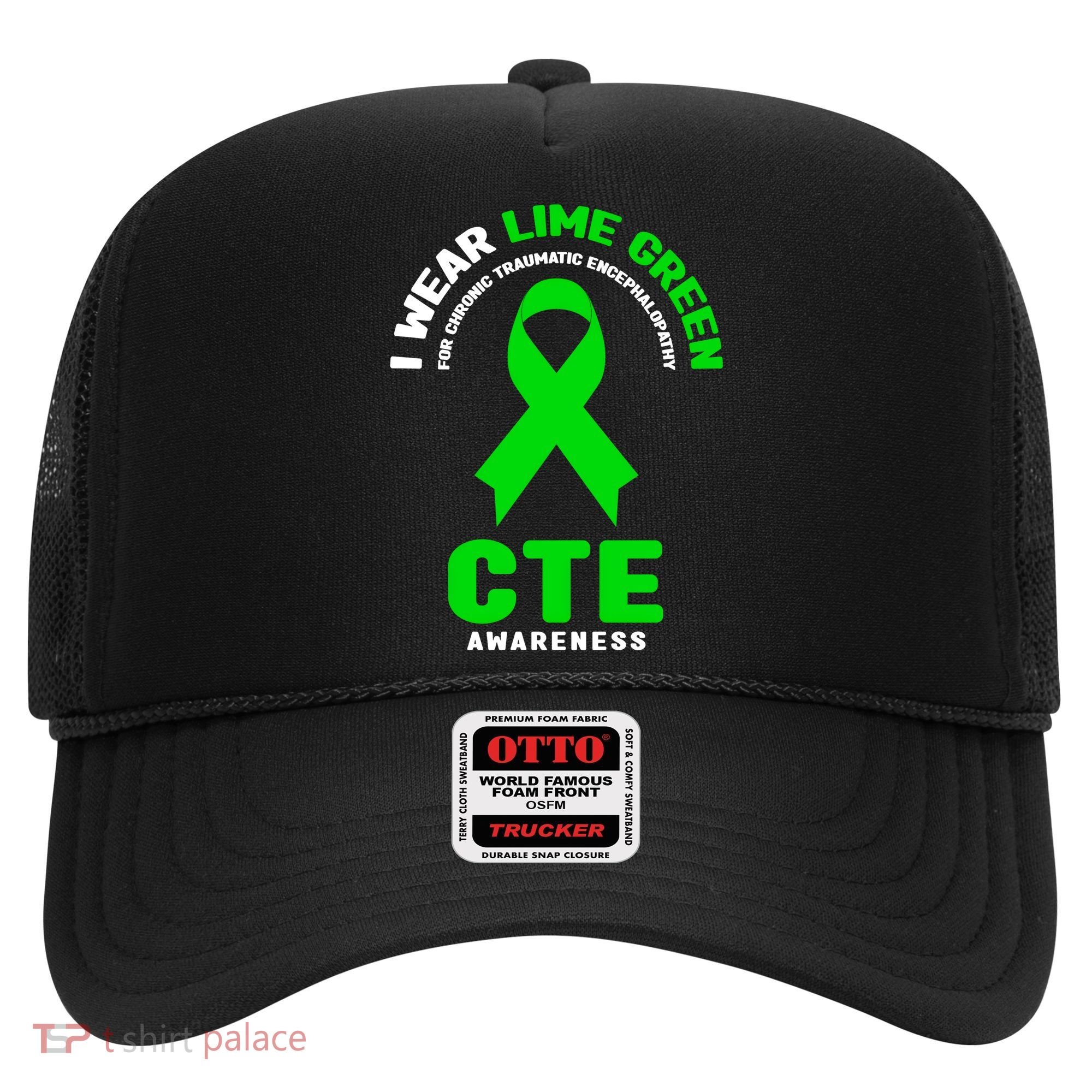 Cte Awareness Gift I Wear Lime Green For Cte Awareness Gift Hat
