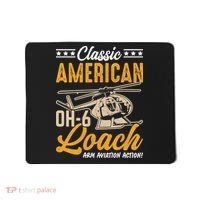 Classic American Hughes OH-6 Cayuse Loach Arm Aviation Action Mousepad thumb 0