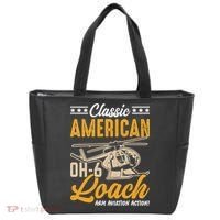 Classic American Hughes OH-6 Cayuse Loach Arm Aviation Action Tote Bag thumb 0