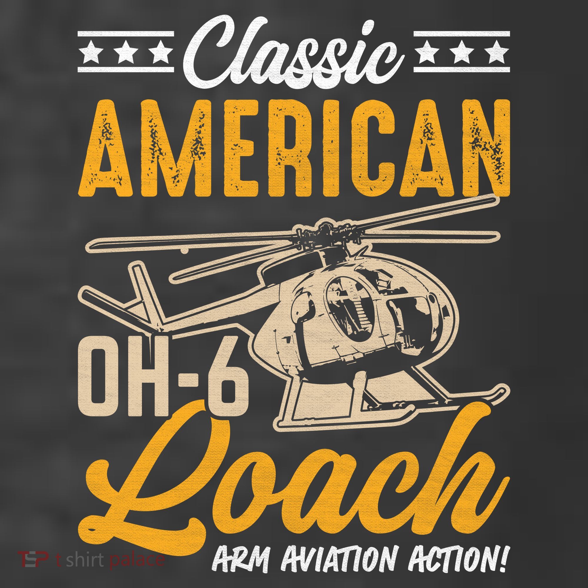 Classic American Hughes OH-6 Cayuse Loach Arm Aviation Action Women's Hoodie