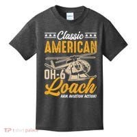 Classic American Hughes OH-6 Cayuse Loach Arm Aviation Action Kids T-Shirt thumb 0