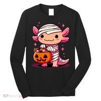 Cute Axolotl Halloween Costume Long Sleeve Shirt thumb 0