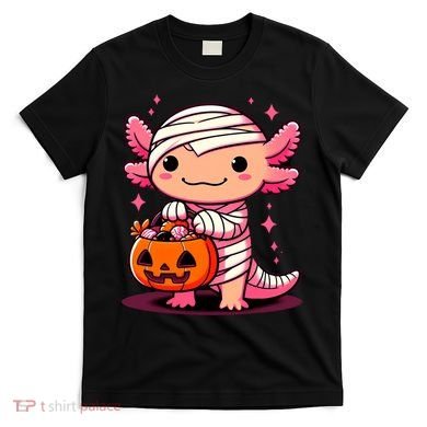 Cute Axolotl Halloween Costume T-Shirt