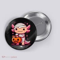 Cute Axolotl Halloween Costume Button thumb 0