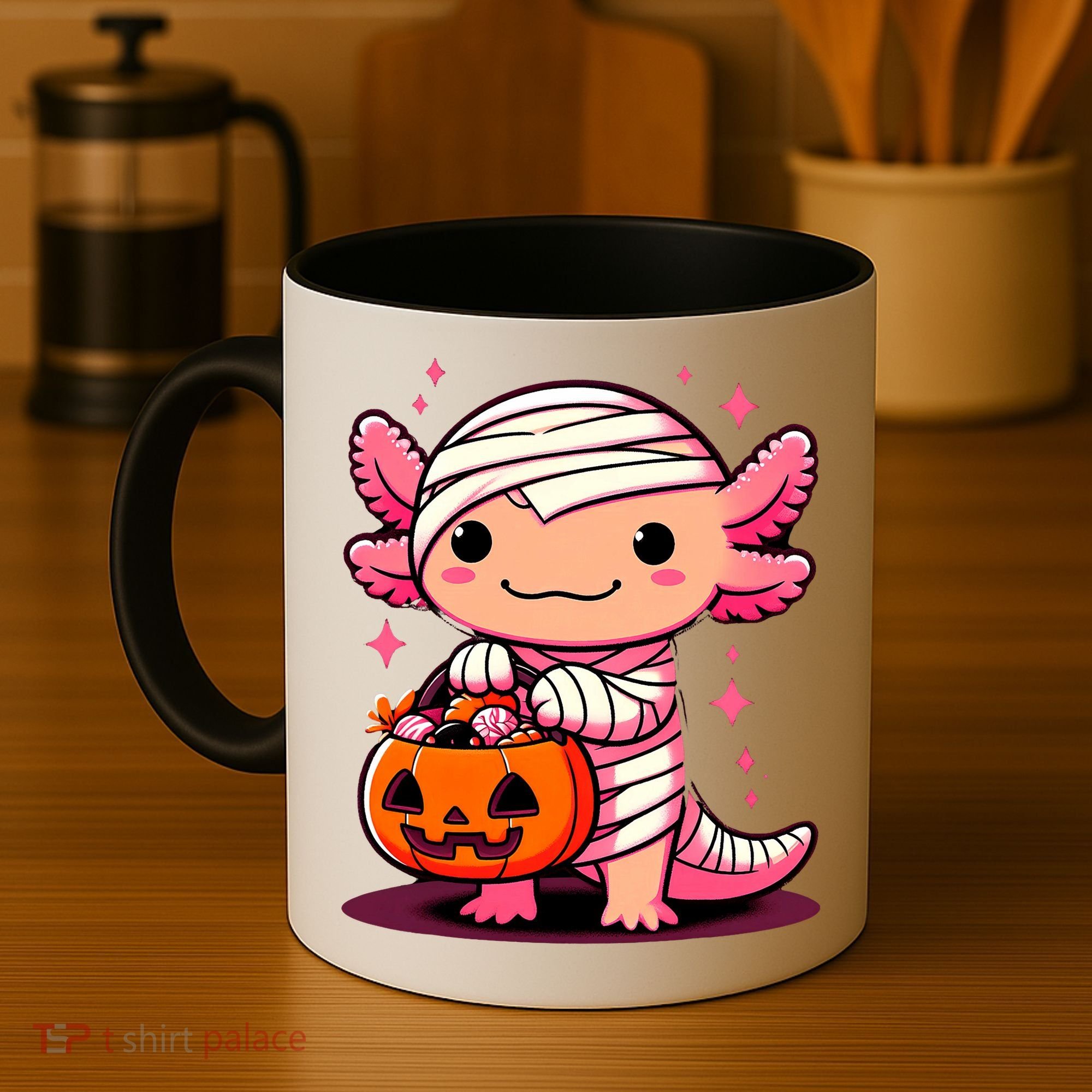 Cute Axolotl Halloween Costume Coffee Mug