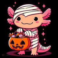 Cute Axolotl Halloween Costume Coffee Mug thumb 5