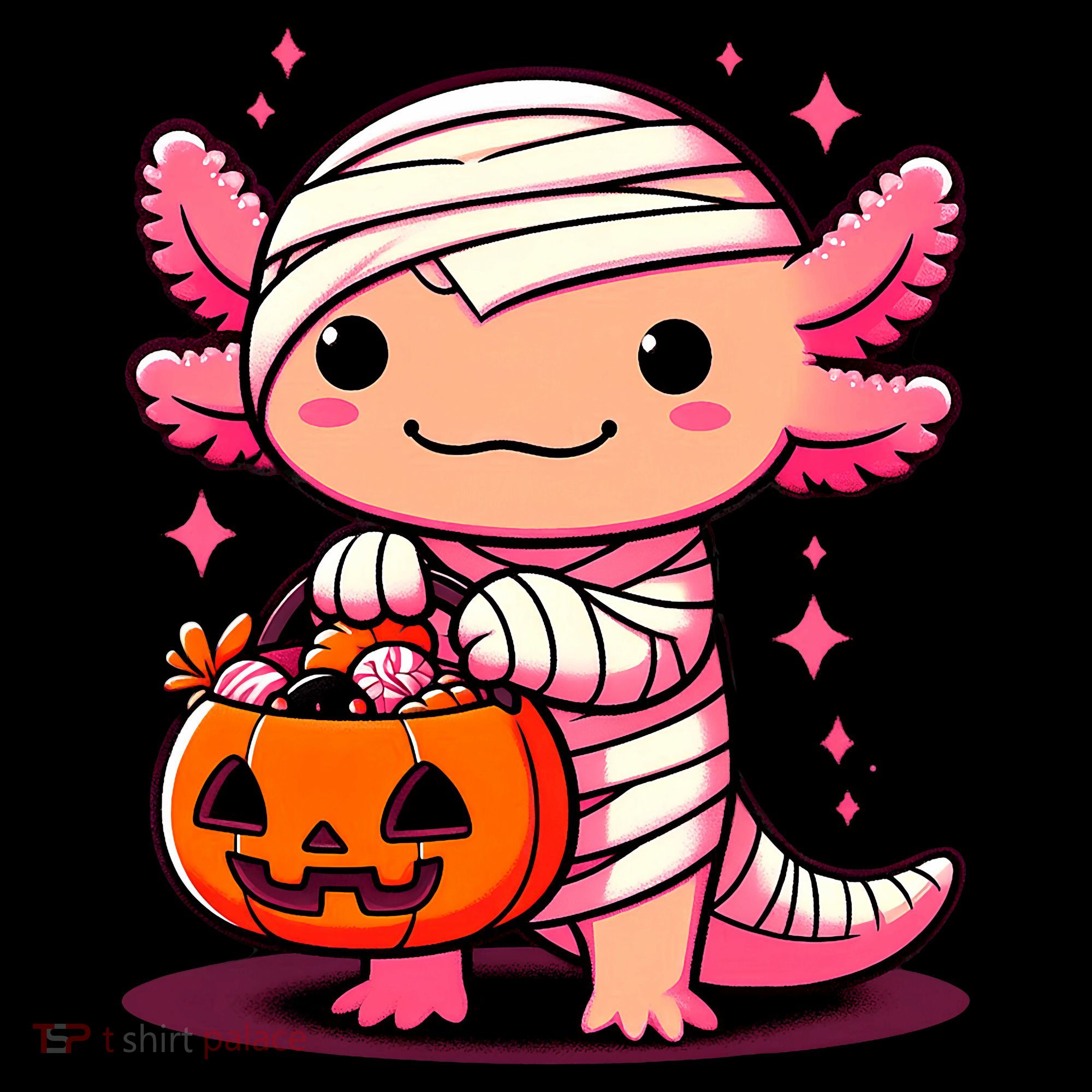Cute Axolotl Halloween Costume Coaster