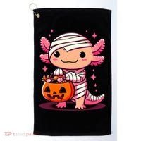 Cute Axolotl Halloween Costume Golf Towel thumb 0