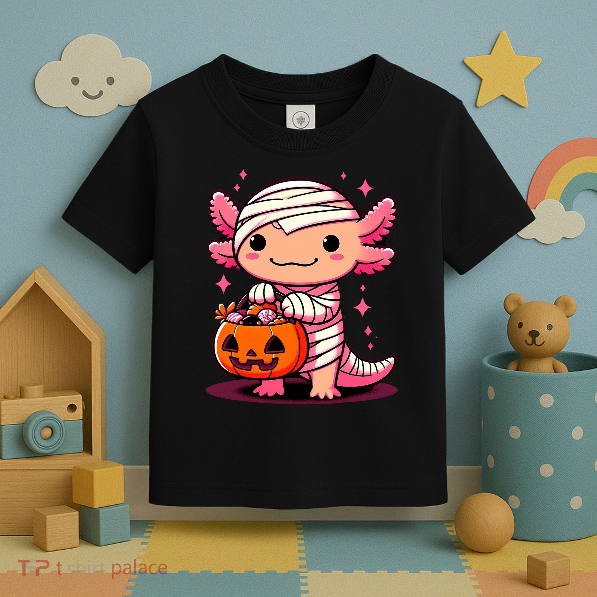 Cute Axolotl Halloween Costume Toddler T-Shirt