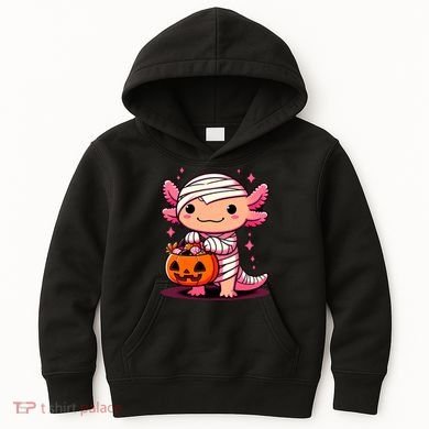 Cute Axolotl Halloween Costume Kids Hoodie