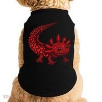 Cute Axolotl Heart   Valentine Axolotl  Doggie Tank thumb 0