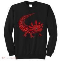 Cute Axolotl Heart   Valentine Axolotl  Sweatshirt thumb 0