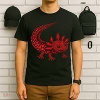 Cute Axolotl Heart   Valentine Axolotl  T-Shirt thumb 6