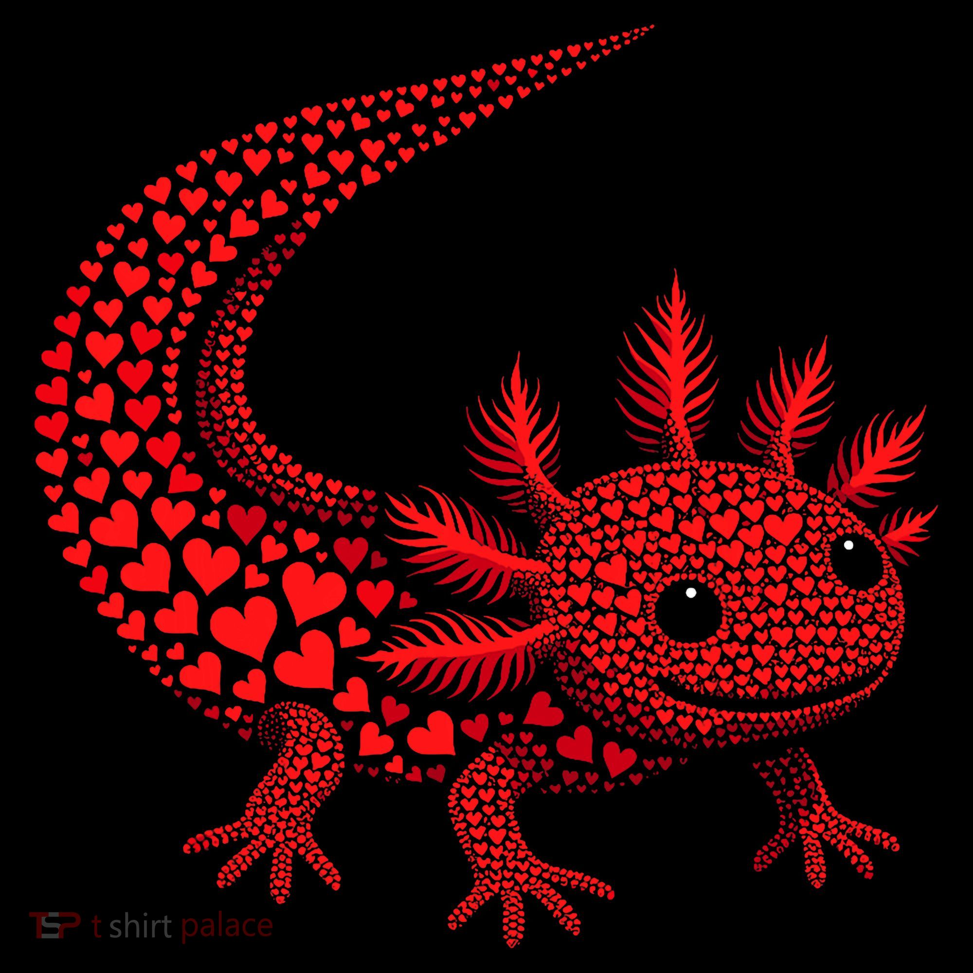 Cute Axolotl Heart   Valentine Axolotl  Coffee Mug