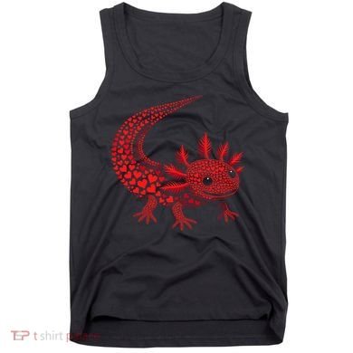 Cute Axolotl Heart   Valentine Axolotl  Tank Top