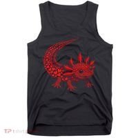 Cute Axolotl Heart   Valentine Axolotl  Tank Top thumb 0